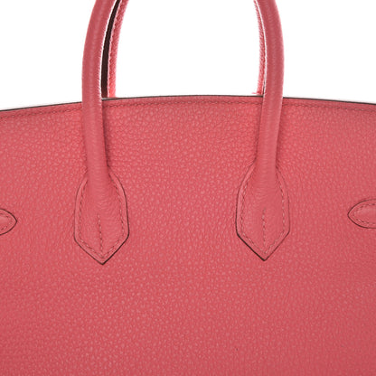 Hermes Togo Birkin 25 Rose Lipstick 9 of 37