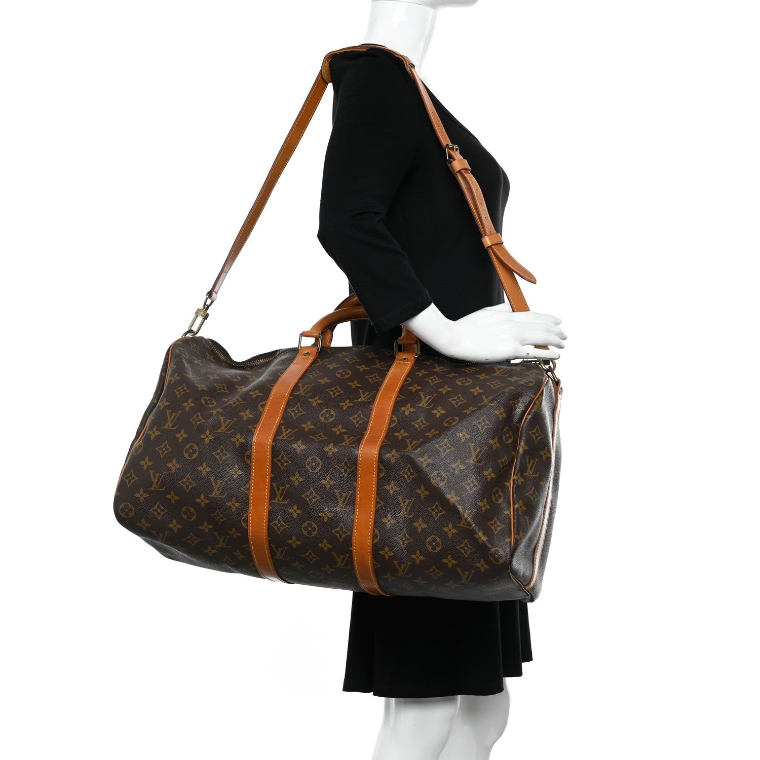 Louis Vuitton Monogram Keepall Bandouliere 50 2 of 16