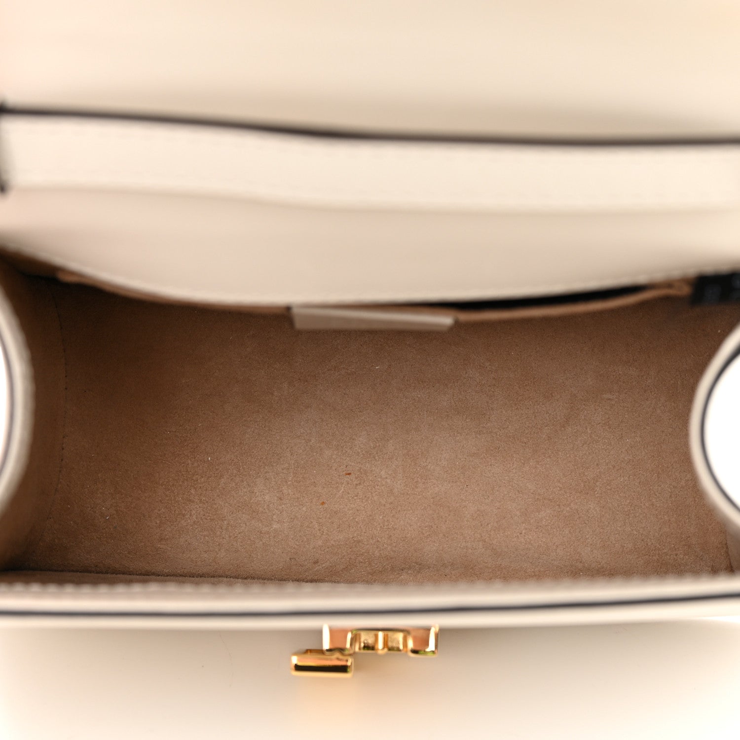 Gucci Calfskin Mini Sylvie Top Handle Bag White 5 of 15