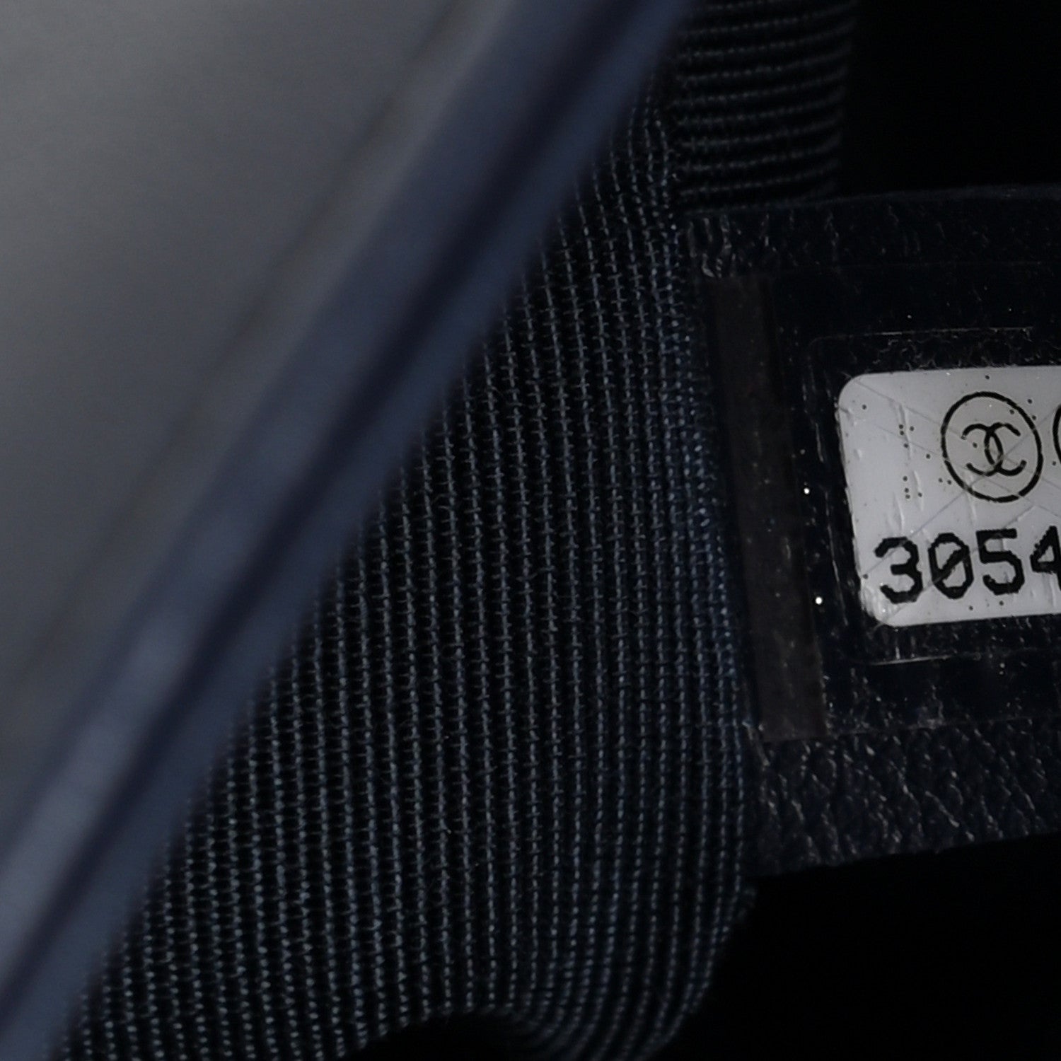 Chanel Calfskin Medium Boy Logo Top Handle Flap Navy 7 of 9