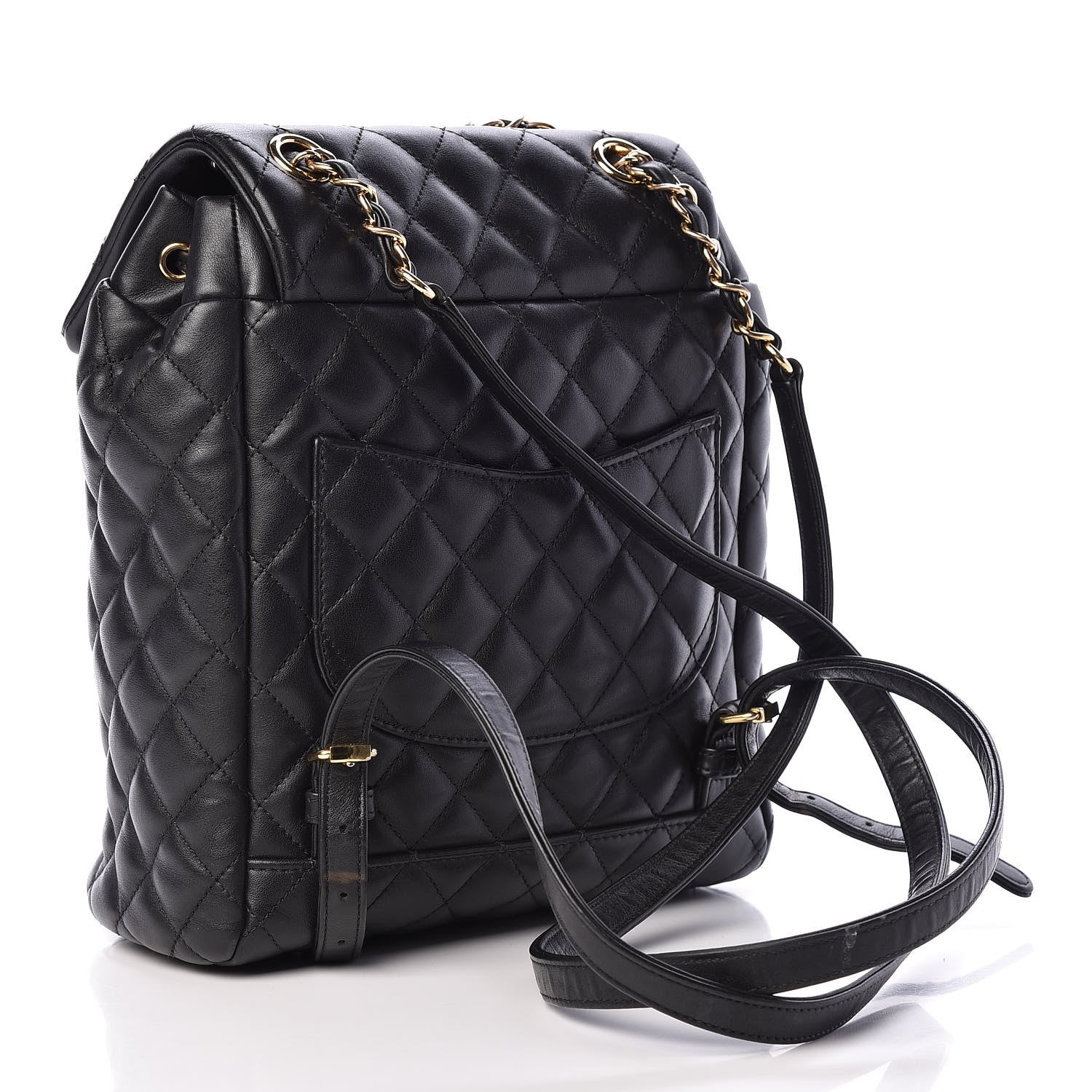 Chanel Calfskin Quilted Small Urban Spirit Backpack Black 4 of 28