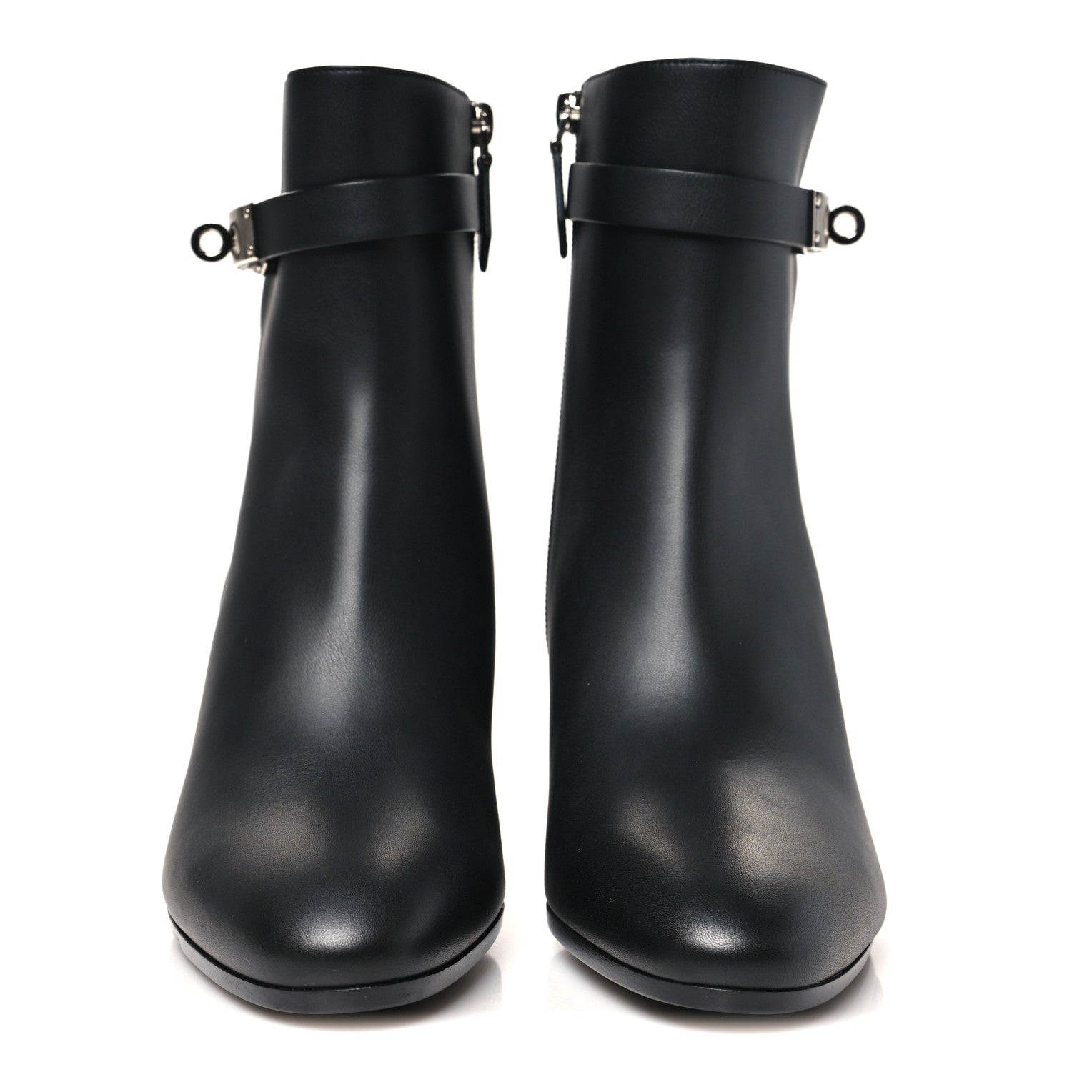 Hermes Calfskin Saint Germain Ankle Boots 39 Black 3 of 10