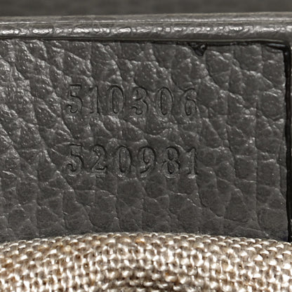 Gucci Dollar Calfskin Medium Interlocking G Top Handle Shoulder Bag Loess 7 of 12