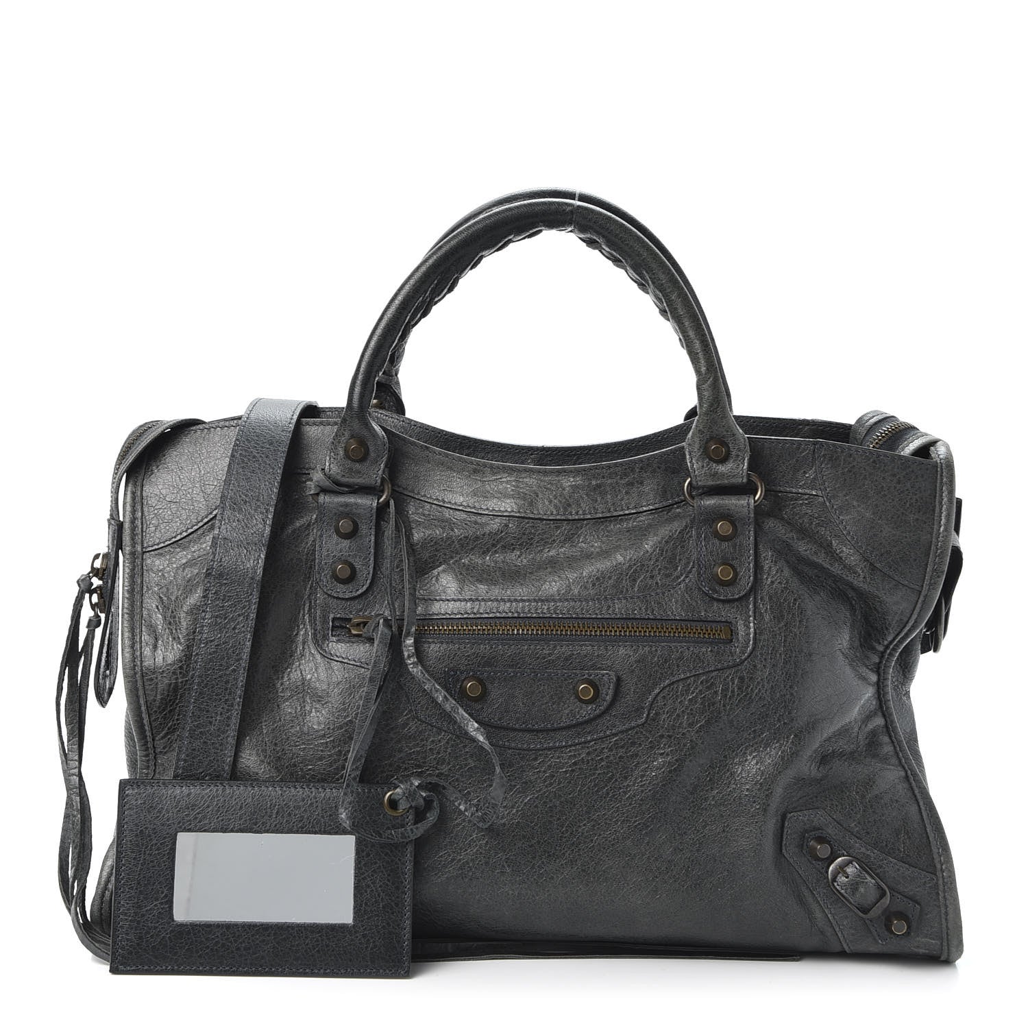 Balenciaga Agneau Classic Hardware City Anthracite 1 of 9