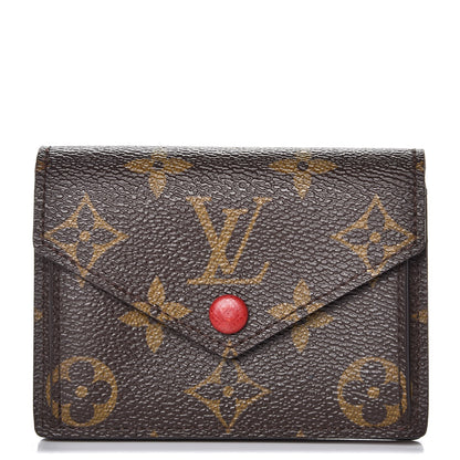 Louis Vuitton Monogram Compact Marie Wallet Rouge 1 of 9
