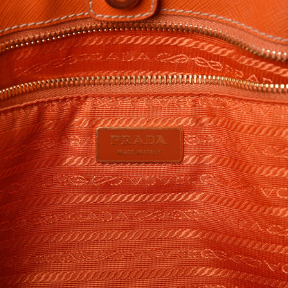 Prada Saffiano Lux Large Tote Papaya 6 of 16