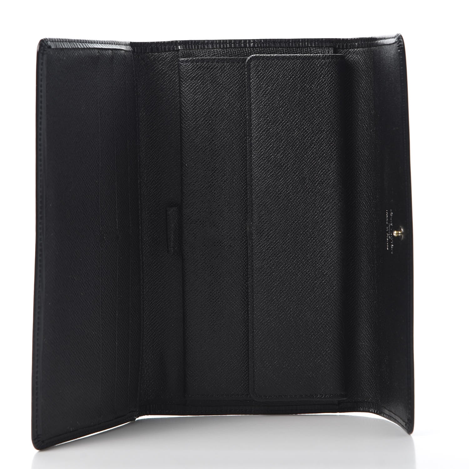 Louis Vuitton Epi Porte Tresor International Wallet Black 4 of 10