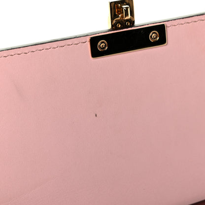 Gucci GG Supreme Monogram Calfskin Padlock Clutch Beige Perfect Pink 5 of 7