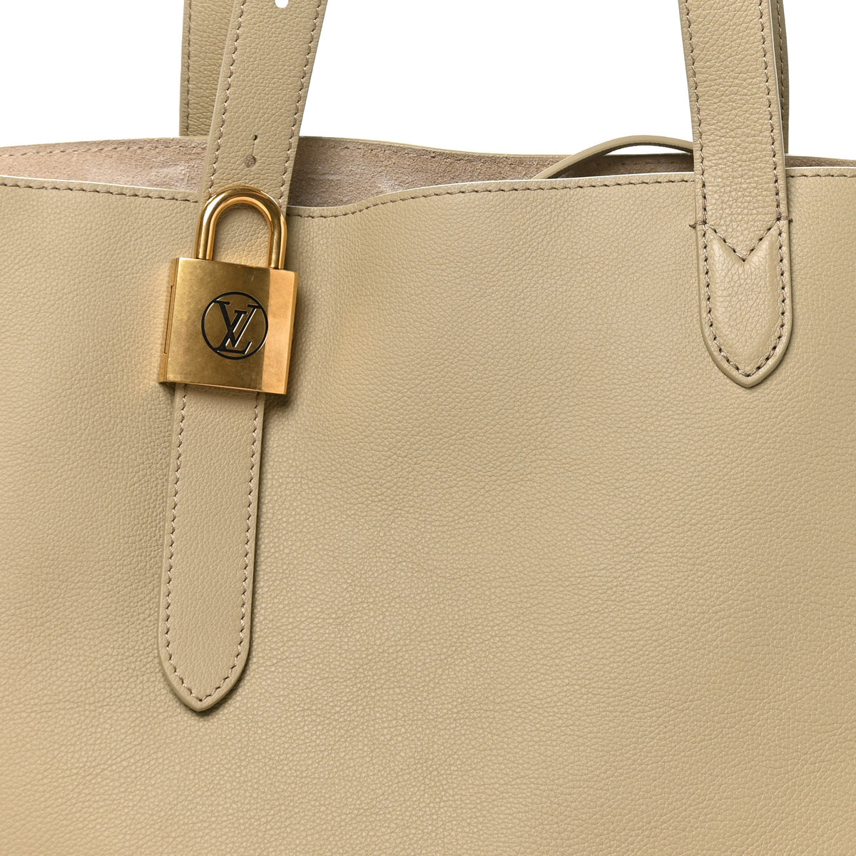 Louis Vuitton Grained Calfskin Low Key Cabas MM Clay 8 of 10