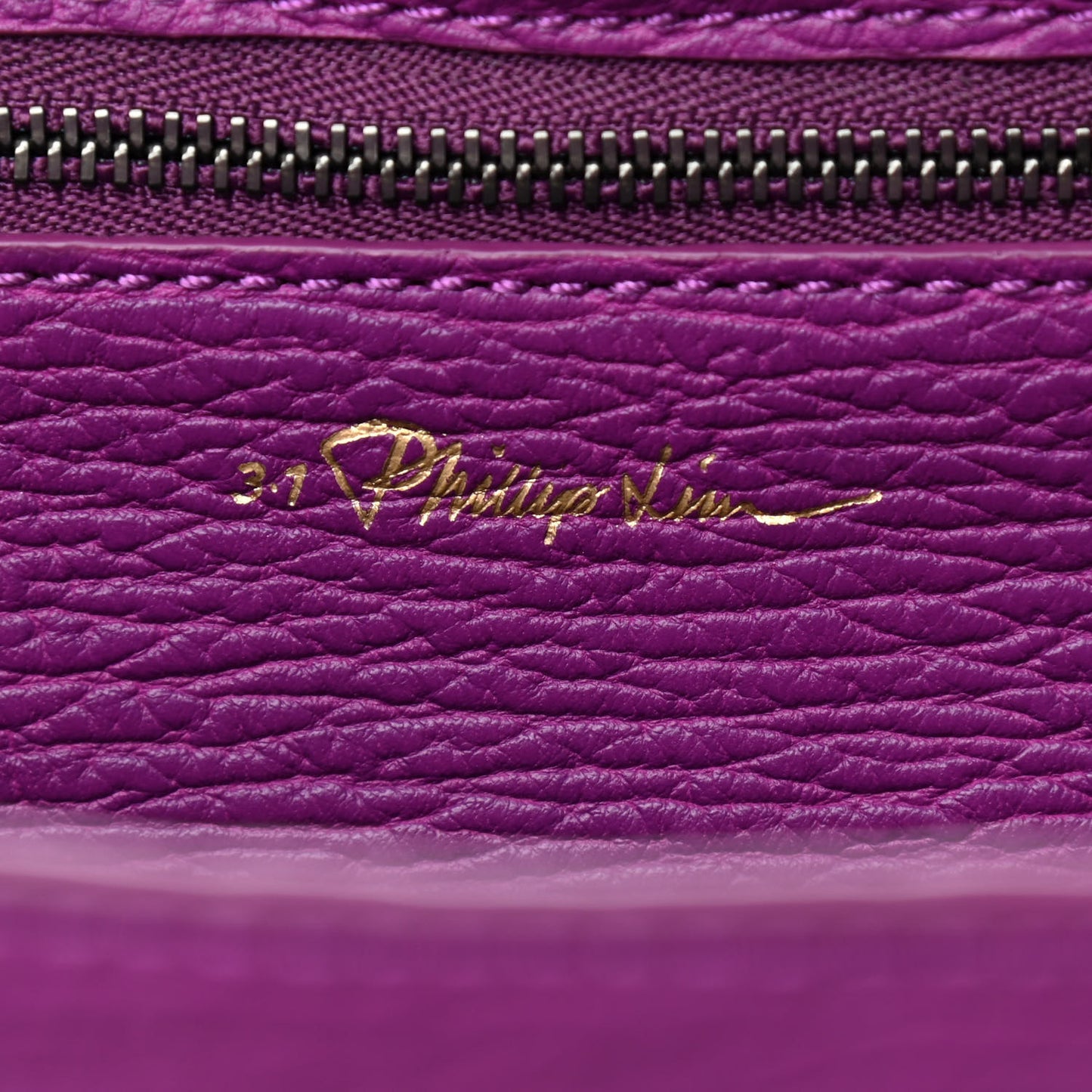 Textured Calfskin Medium Pashli Satchel Orchid