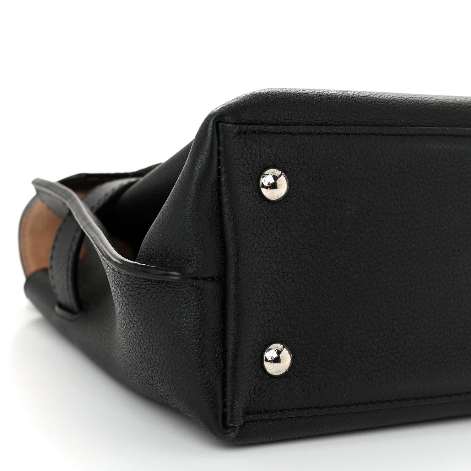 Louis Vuitton Calfskin Lockme Ever BB Black 9 of 12