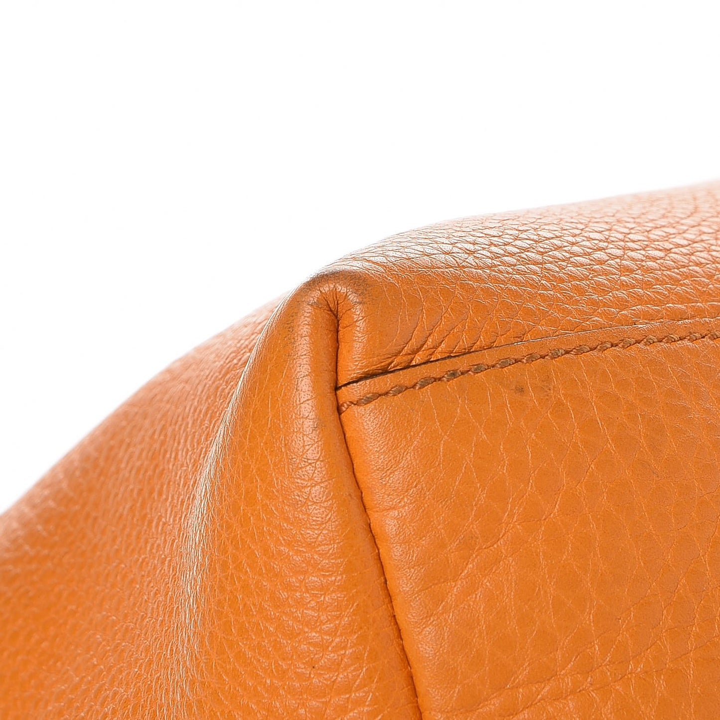Pebbled Calfskin Medium Soho Chain Shoulder Bag Curcuma