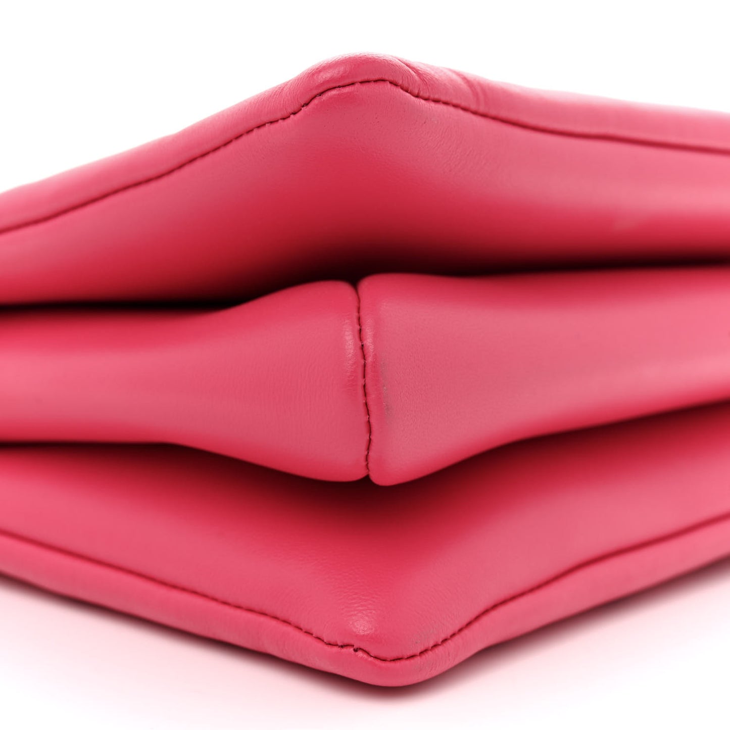 Lambskin Embossed Monogram Coussin PM Rose Bougainvillier Pink