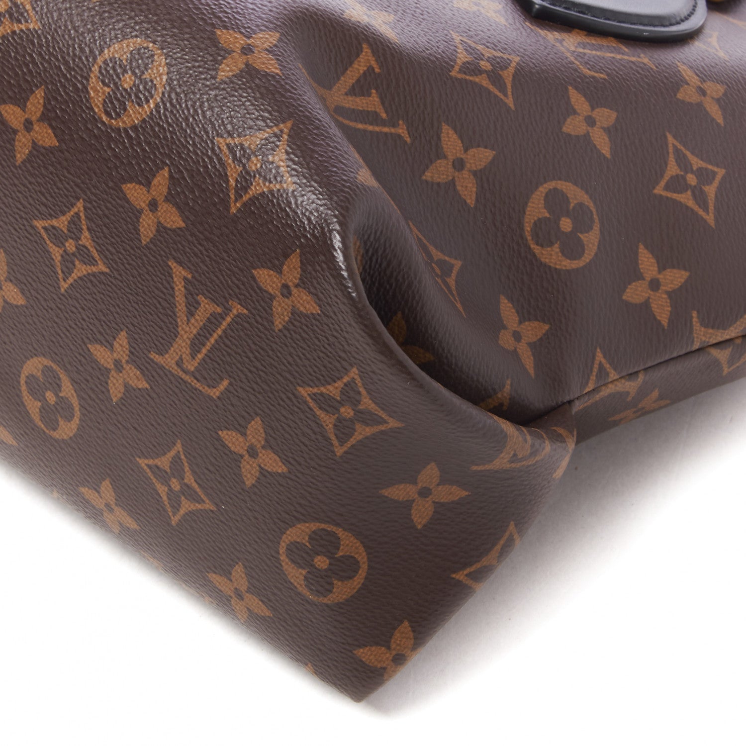 Louis Vuitton Monogram Flower Zipped Tote PM Black 4 of 8
