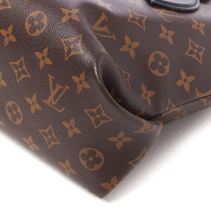 Louis Vuitton Monogram Flower Zipped Tote PM Black 4 of 8