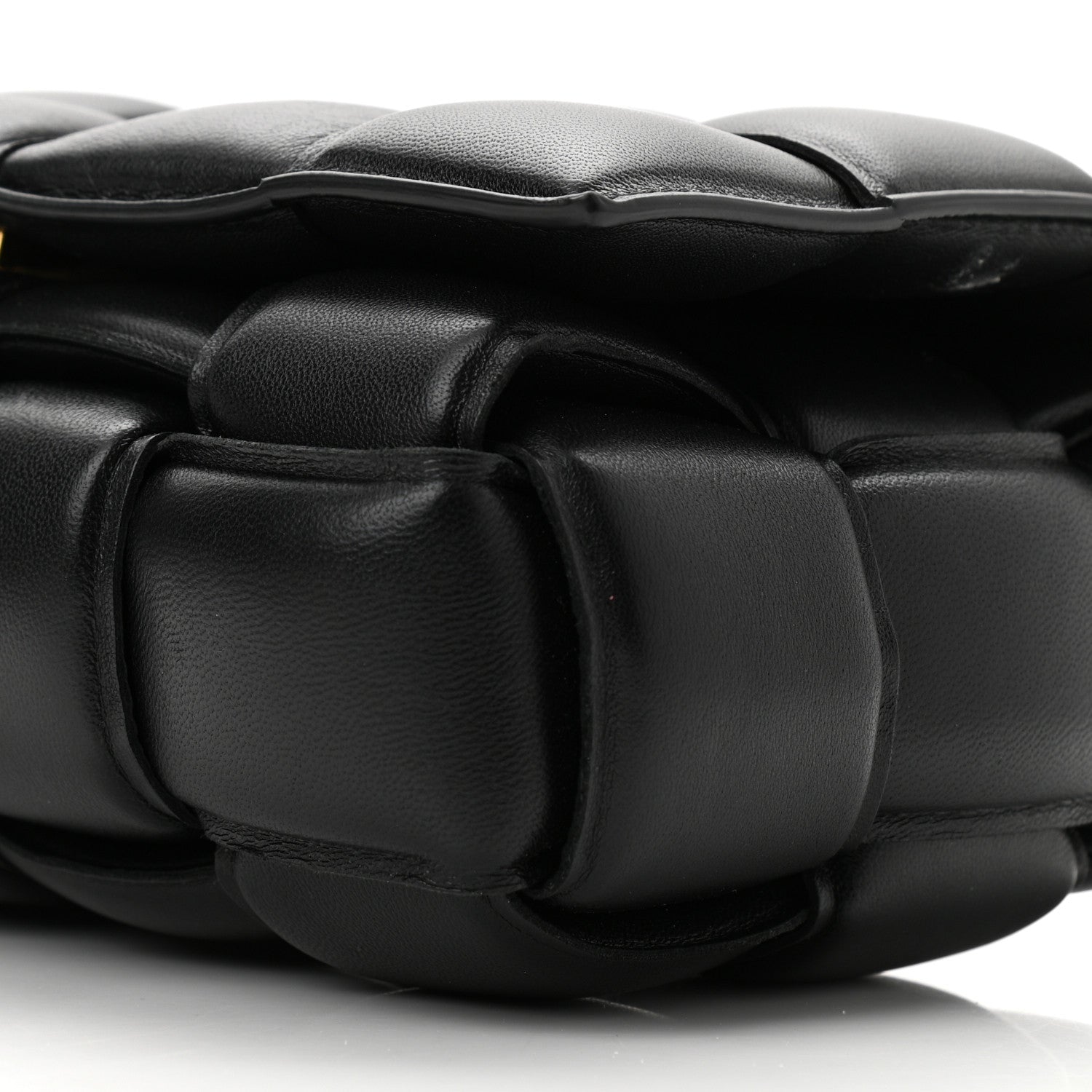 Bottega Veneta Nappa Maxi Intreccio Padded Cassette Crossbody Bag Black 10 of 14