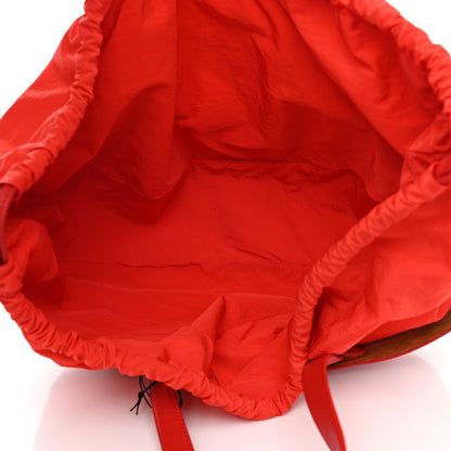 Bottega Veneta French Calfskin Shell Bag Chili Tomato 6 of 12