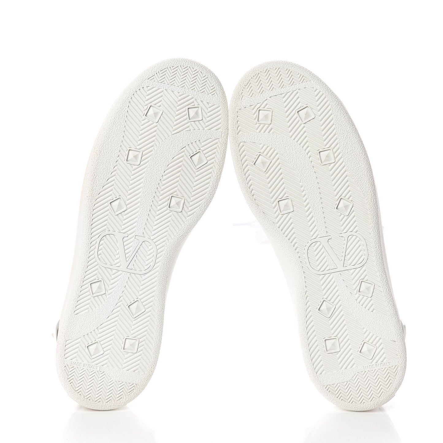 Calfskin Womens Backnet Sneakers 38.5 White