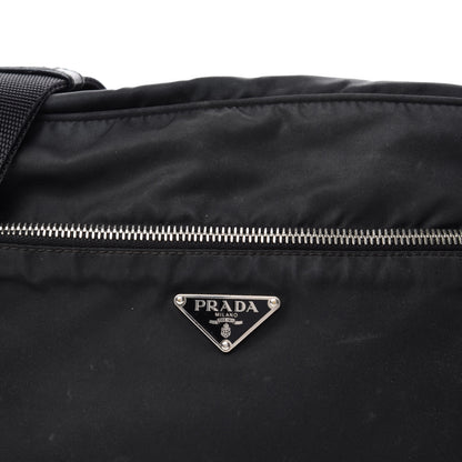 Prada Nylon Tessuto Messenger Bag Black 11 of 11