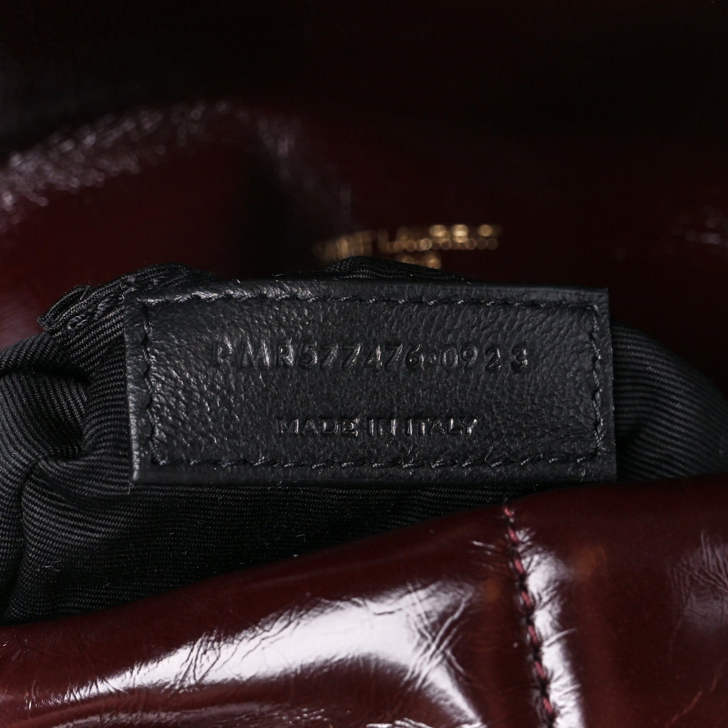 Patent Quilted Small Loulou Puffer Monogram Chain Satchel Barolo