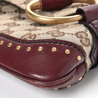 Gucci Monogram Studded Horsebit Clutch 11 of 11