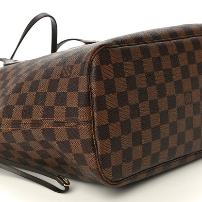Louis Vuitton Damier Ebene Neo Neverfull MM Rose Ballerine 6 of 14