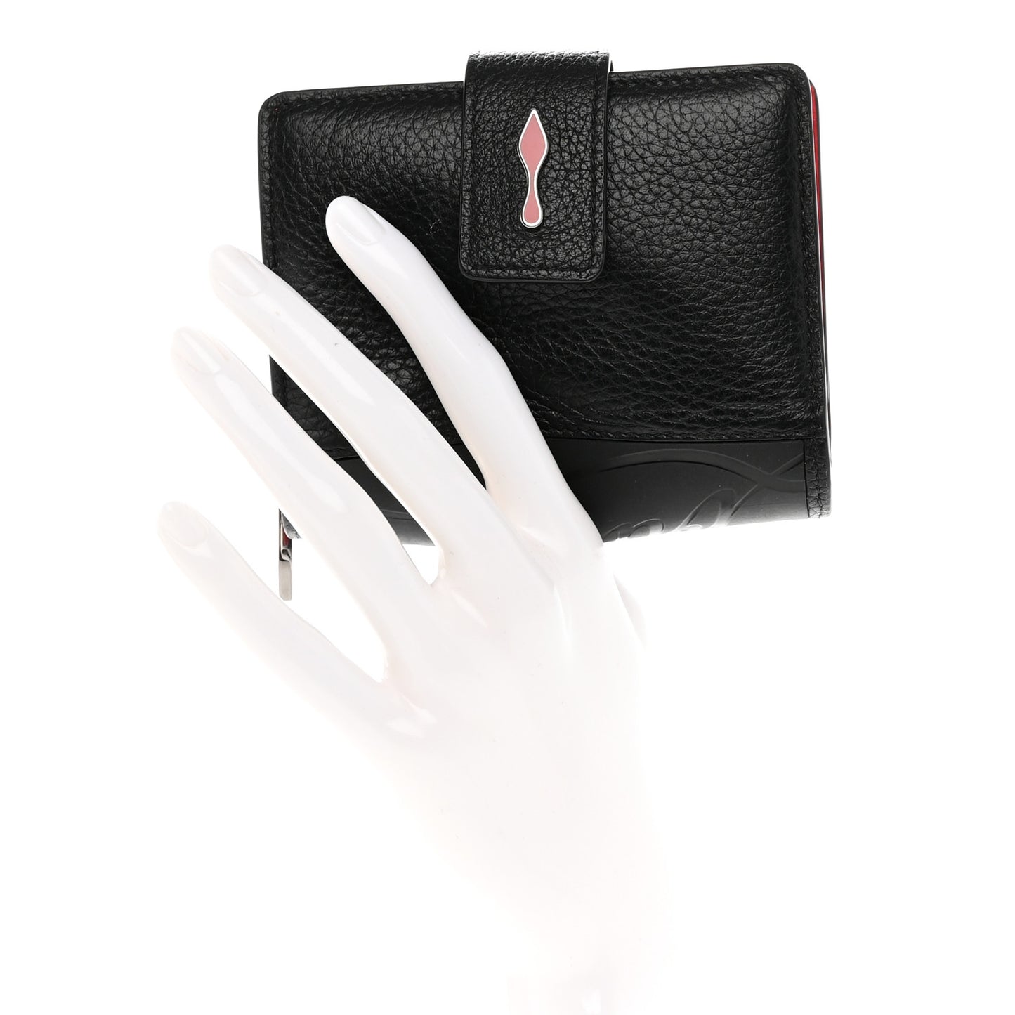 Calfskin Mini Paloma Wallet Black
