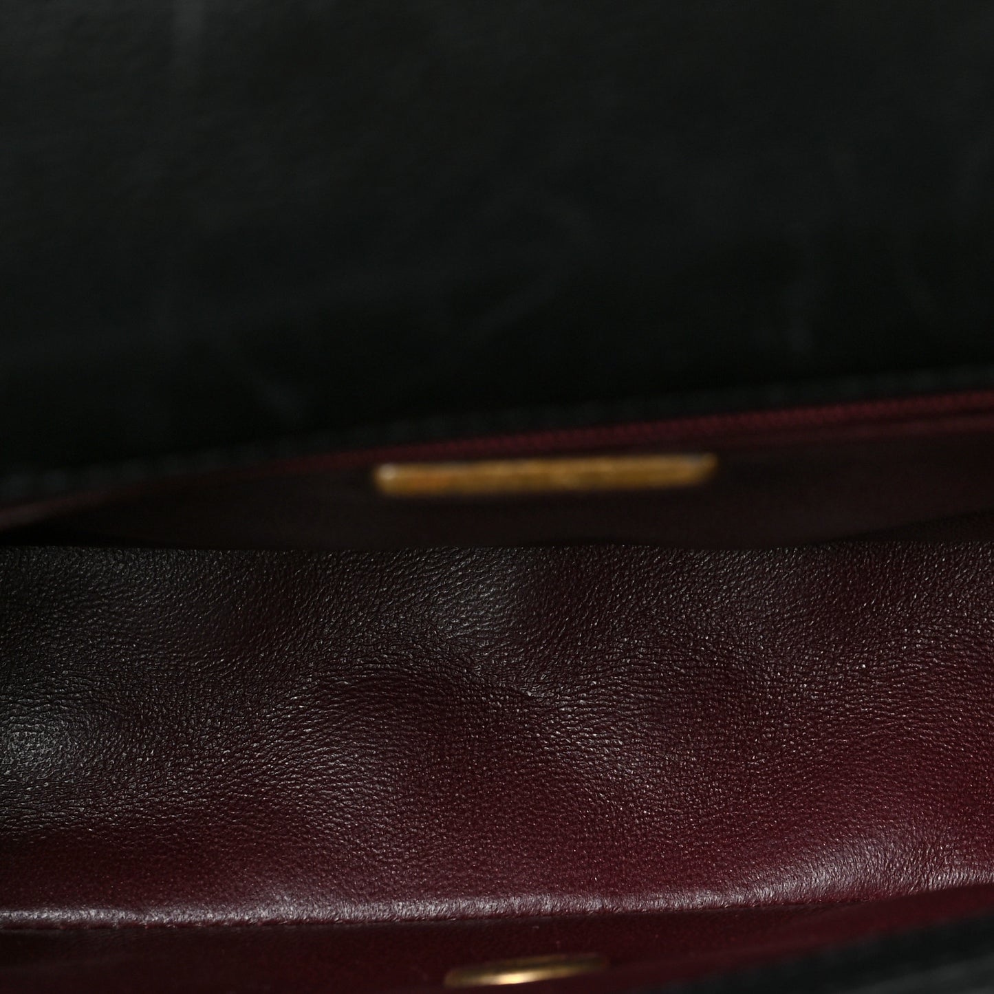 Calfskin Quilted Rock The Corner Flap Black