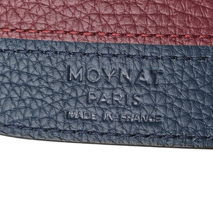 Moynat Taurillon Blush Across Strap Bordeaux Ocean 4 of 5