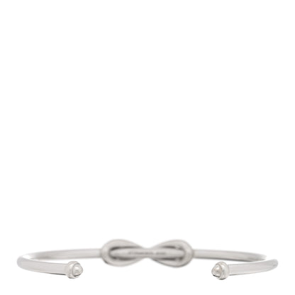 Tiffany Sterling Silver Infinity Cuff Bracelet 2 of 3
