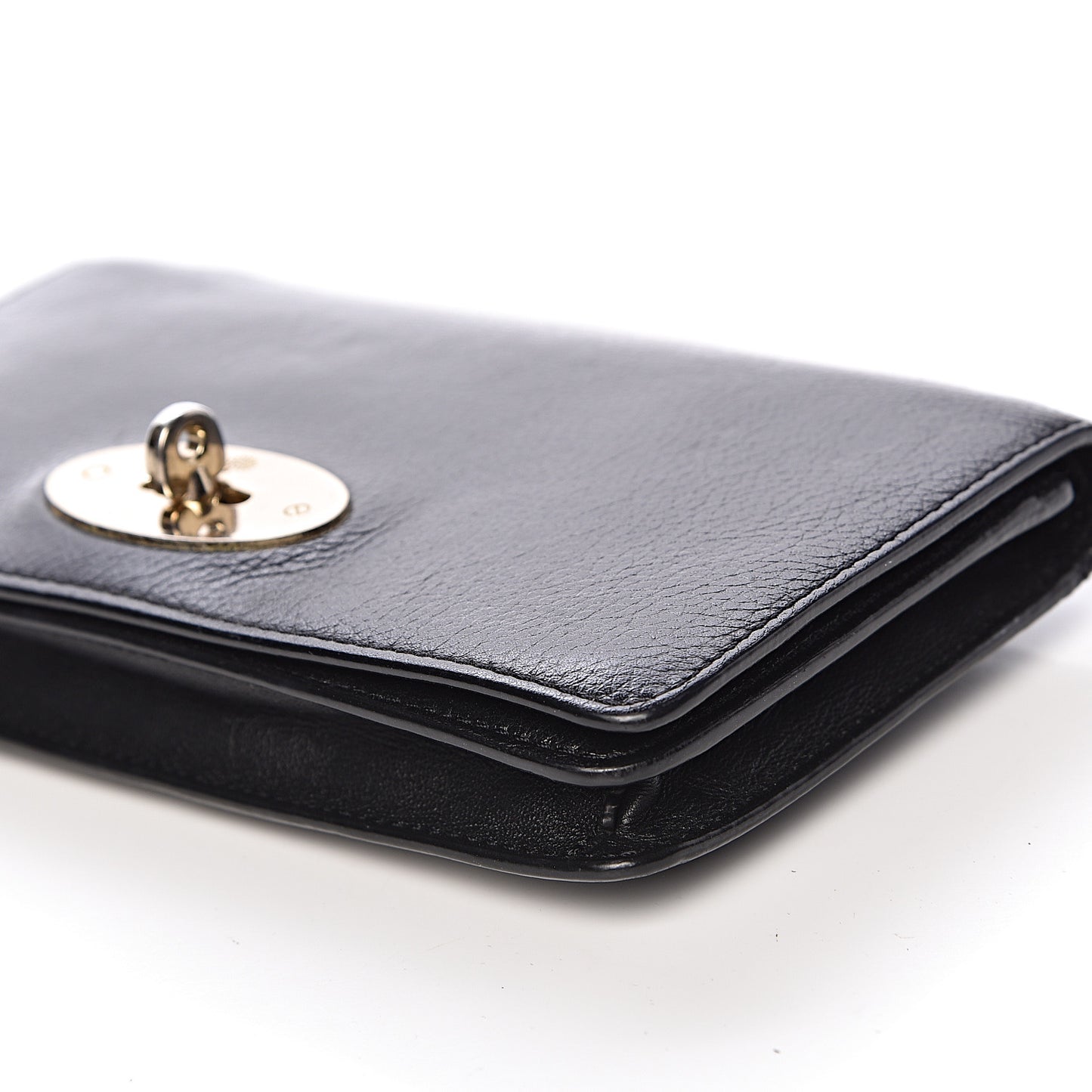 Grainy Print Bayswater Clutch Wallet Black