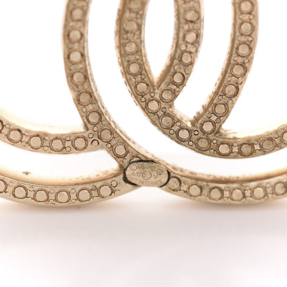 Chanel Crystal CC Brooch Gold 6 of 7