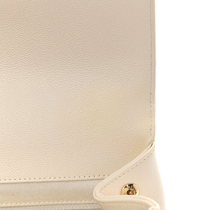 Chanel Caviar Quilted Medium Business Affinity Flap White 12 of 13