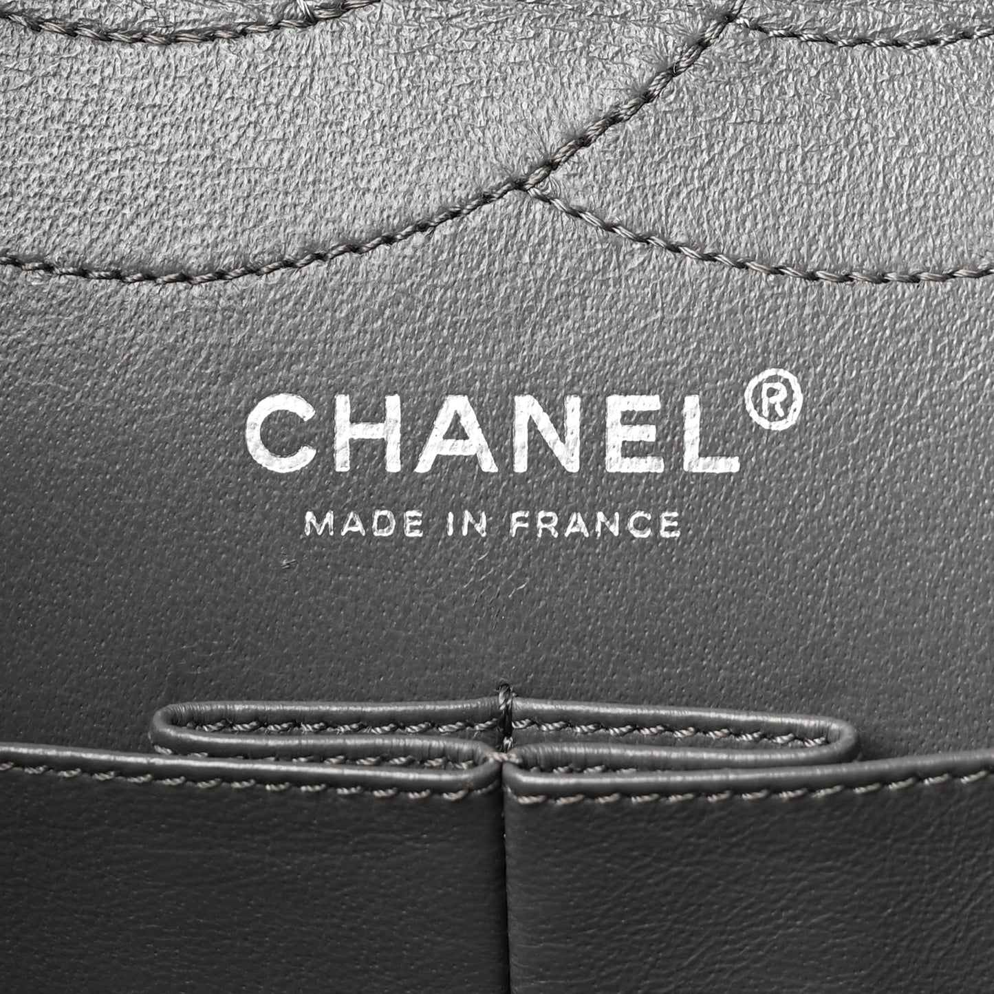 Aged Calfskin Quilted 2.55 Reissue 227 Flap Grey