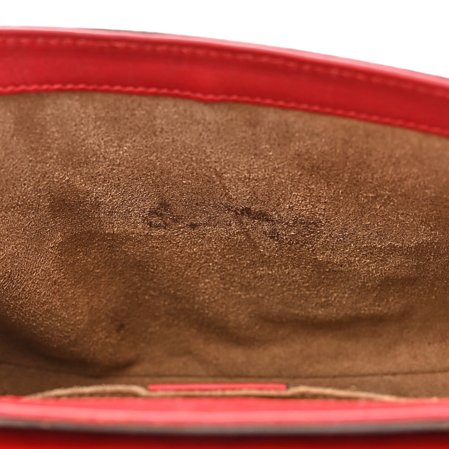 GG Supreme Monogram Calfskin Web Medium Padlock Messenger Shoulder Bag Beige Hibiscus Red New Rosette