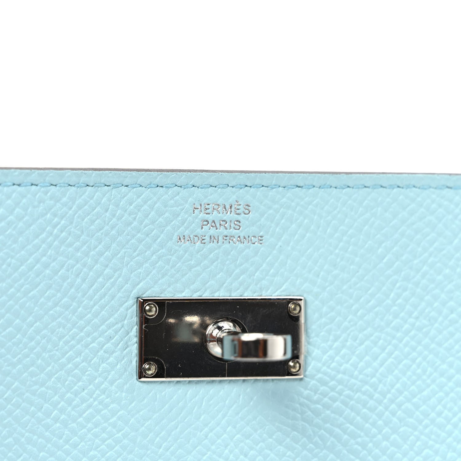 Hermes Epsom Kelly Longue Wallet Bleu Zephyr 6 of 6