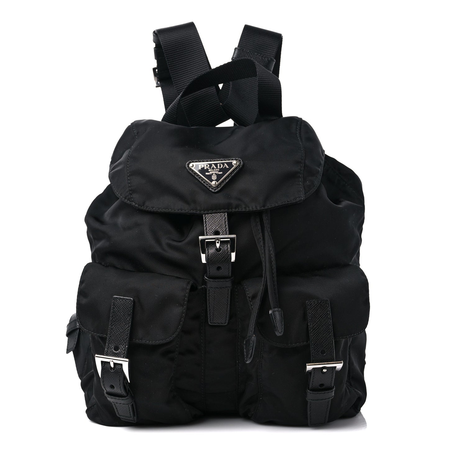 Tessuto Nylon Vela Small Backpack Black