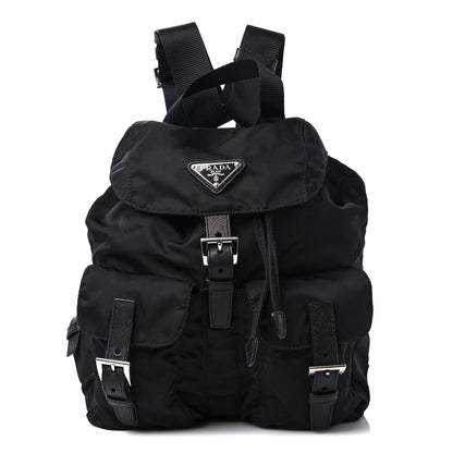 Prada Tessuto Nylon Vela Small Backpack Black 1 of 9