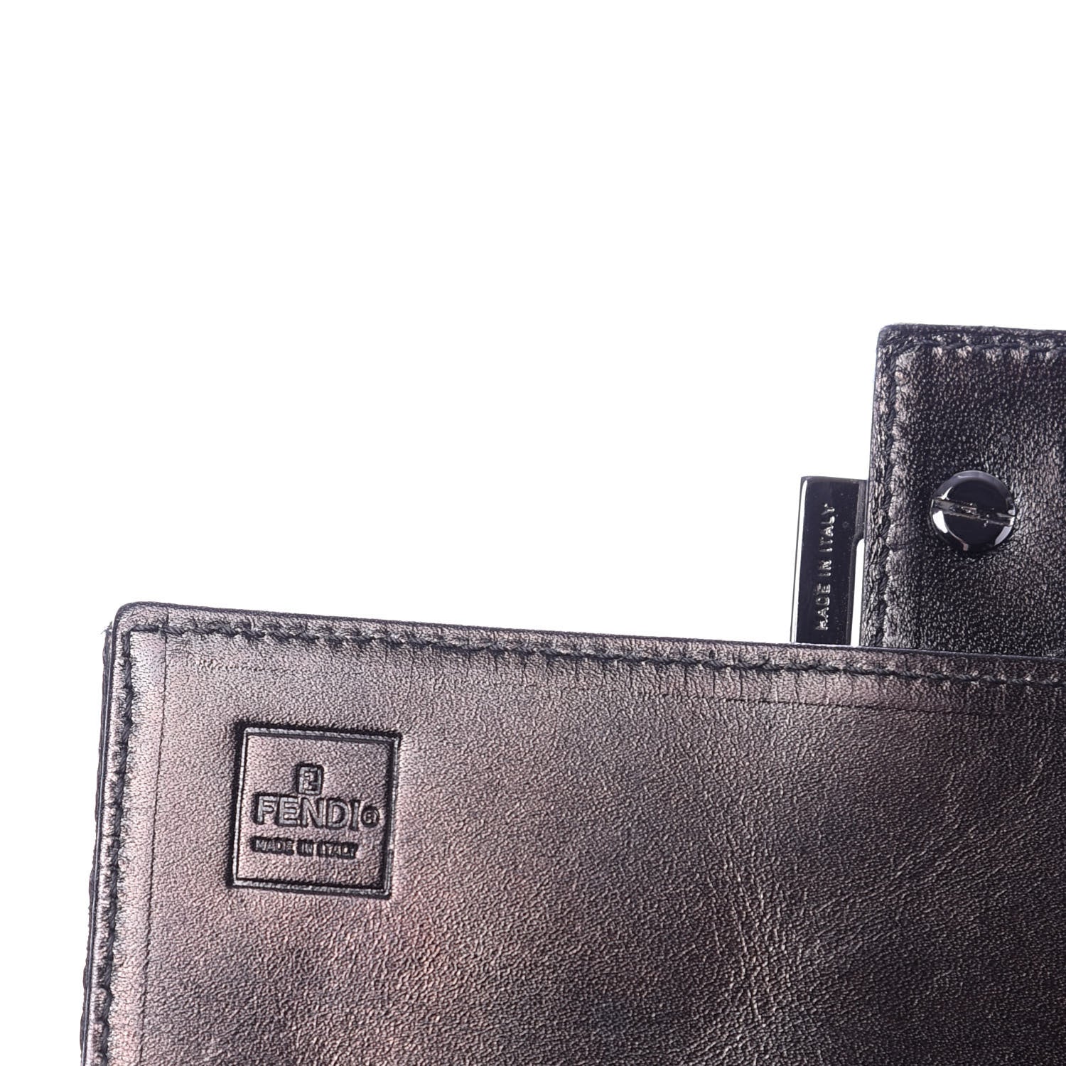 Fendi Zucchino Forever Continental Wallet Black 6 of 8