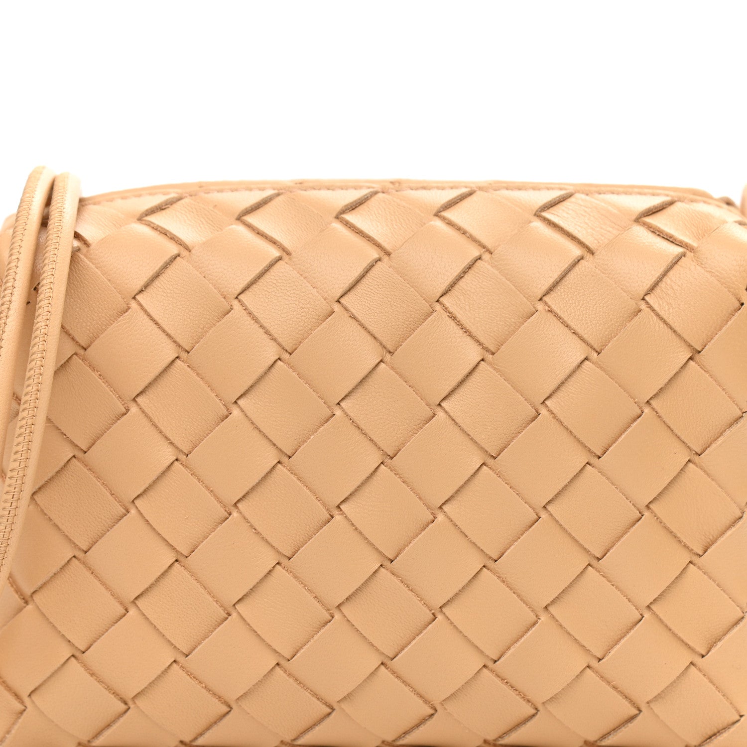 Bottega Veneta Nappa Intrecciato Mini Loop Camera Bag Almond 7 of 9