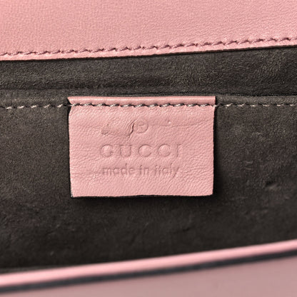 Gucci Nappa Crystal Triangles Clutch Rose Baby Candy Rame 10 of 14