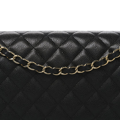 Chanel Caviar Quilted Maxi Double Flap Black 8 of 11