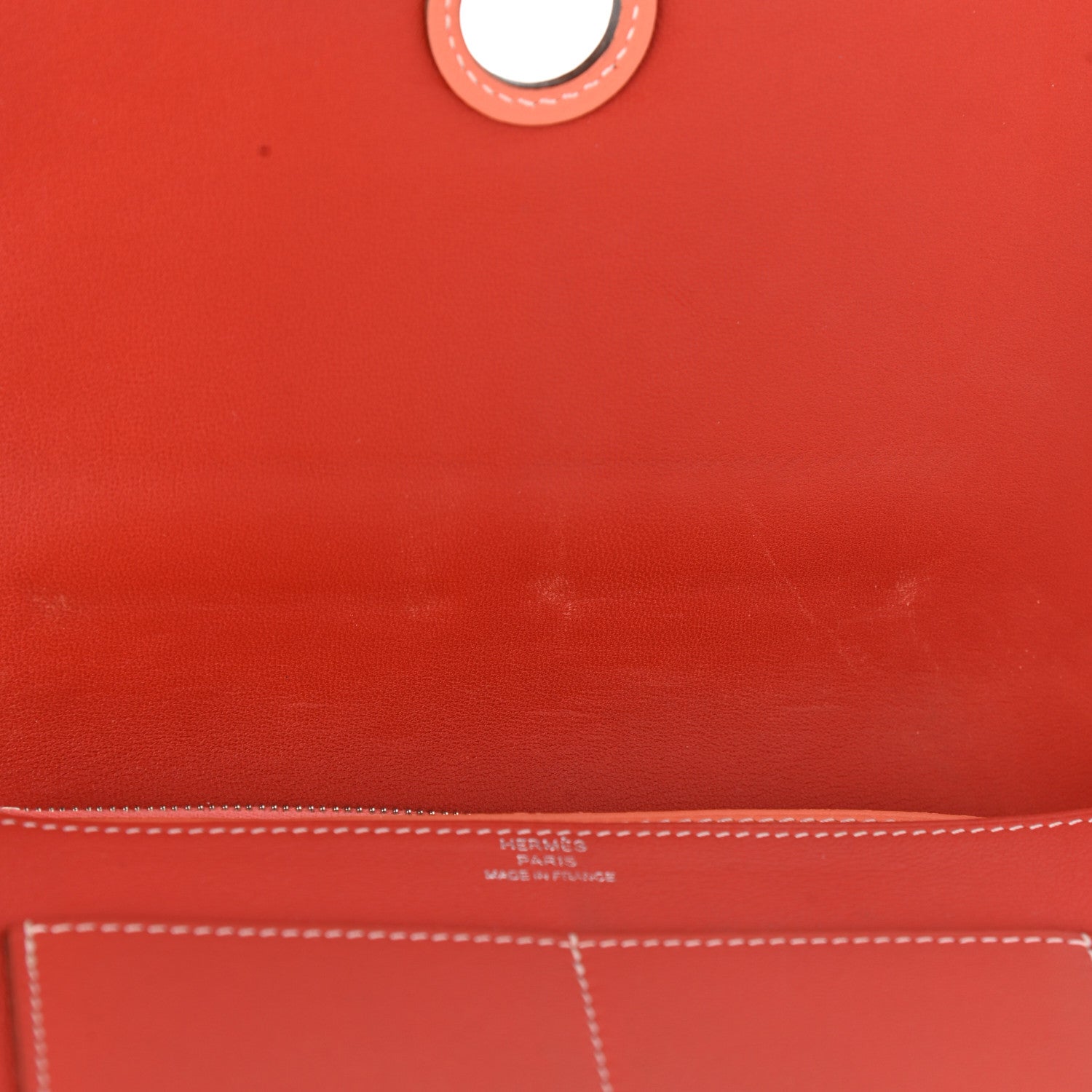 Hermes Swift Dogon Duo Wallet Sanguine Crevette 8 of 11