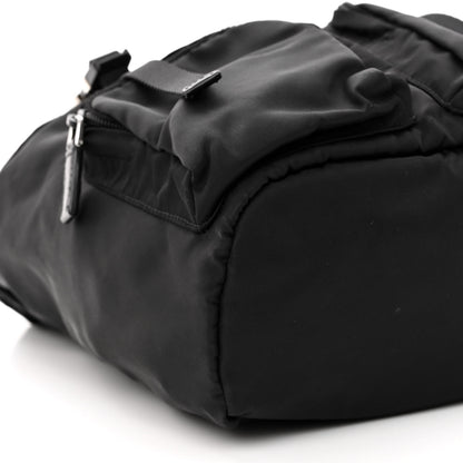 Prada Tessuto Nylon Vela Small Double Buckle Backpack Black 8 of 12
