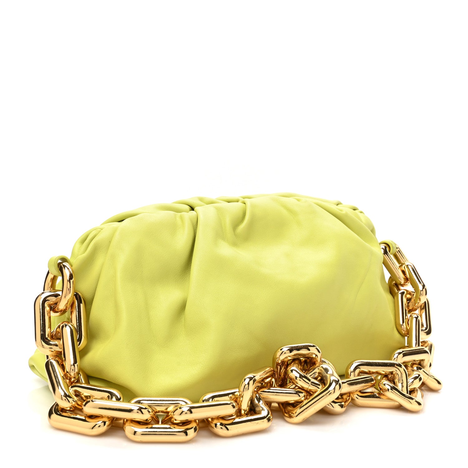 Bottega Veneta Calfskin The Pouch Chain Seagrass 3 of 11