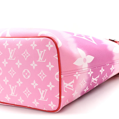 Louis Vuitton Monogram Escale Neverfull MM Rouge 10 of 12