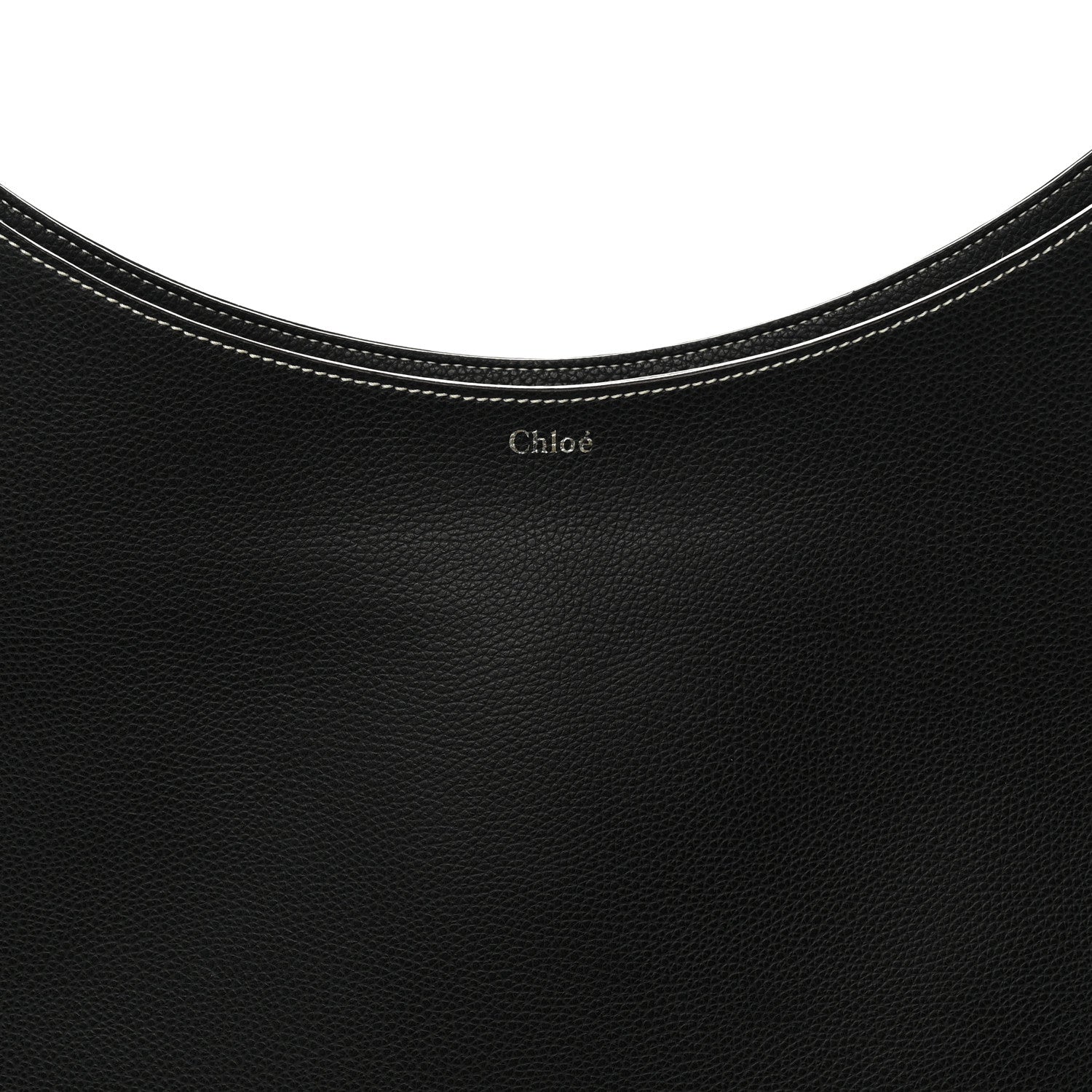 Chloe Small Grain Smooth Calfskin Large Darryl Hobo Black 8 of 10
