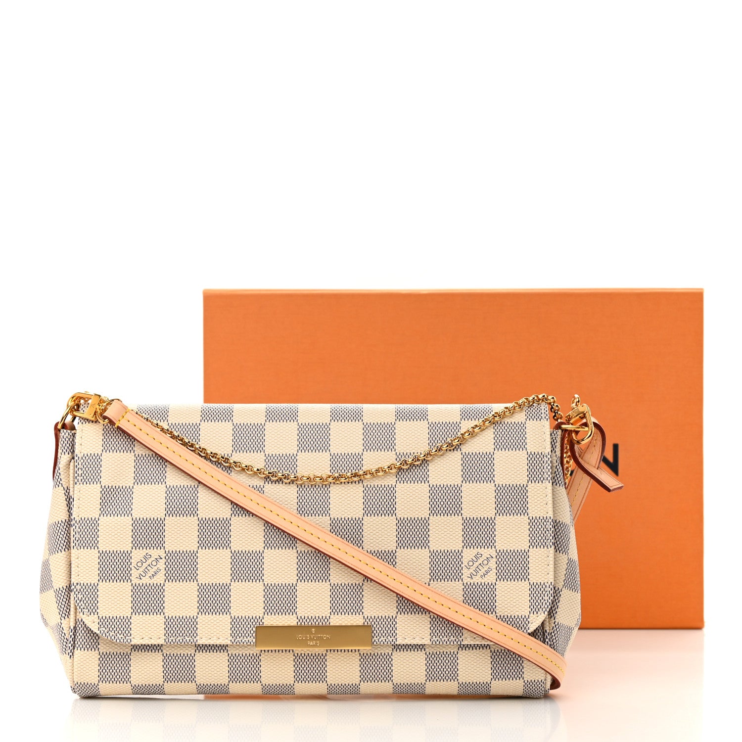 Louis Vuitton Damier Azur Favorite MM 13 of 13