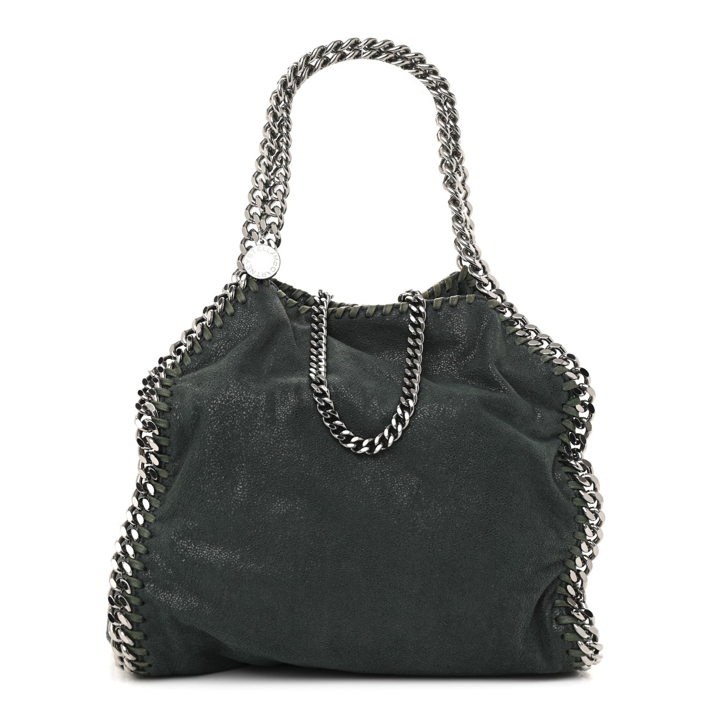 Shaggy Deer Mini Falabella Fold Over Tote Pine