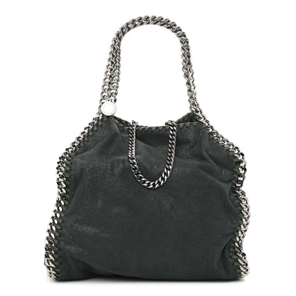 Stella McCartney Shaggy Deer Mini Falabella Fold Over Tote Pine 1 of 10